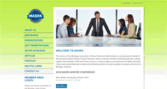 Desktop Screenshot of maspa.org