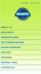Mobile Screenshot of maspa.org